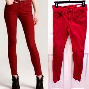 Rag & Bone Skinny Zipper Jean